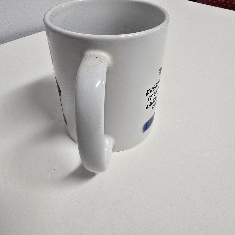 Vintage "Everyone Give It Up For America's Favorite French Man" Mug - Picture 3 of 5